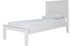HOME Grafton Single Bed Frame - White